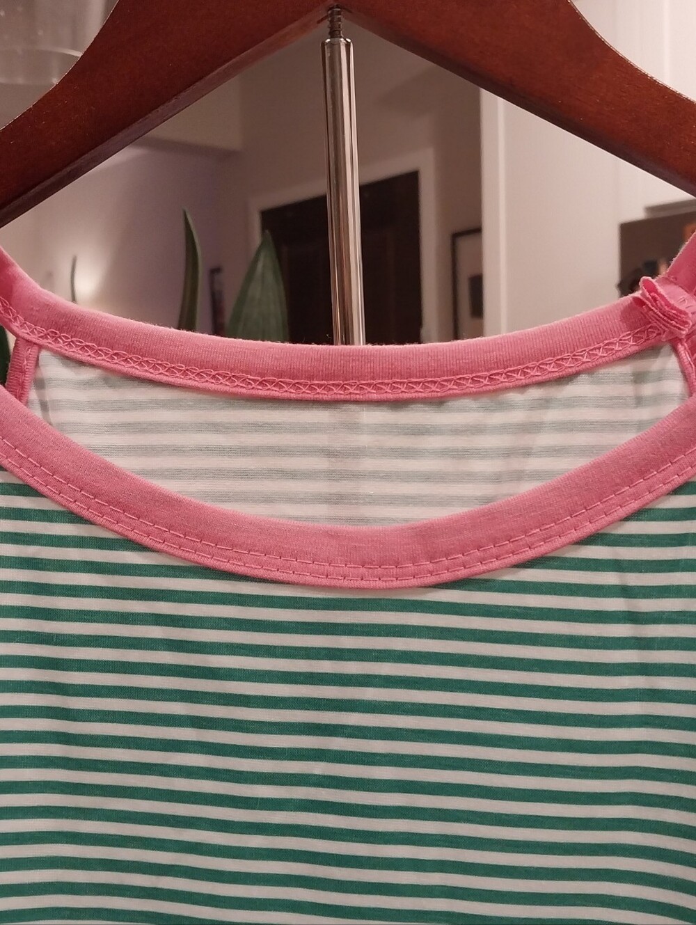 Emery Rose - Striped Ringer Tank - Picture 4 of 4